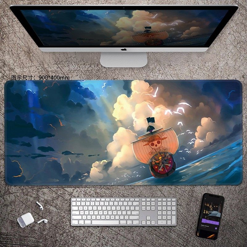 Gaming Keyboard And Mouse Pad - Animation ONE PIECE Leather Mouse Pad