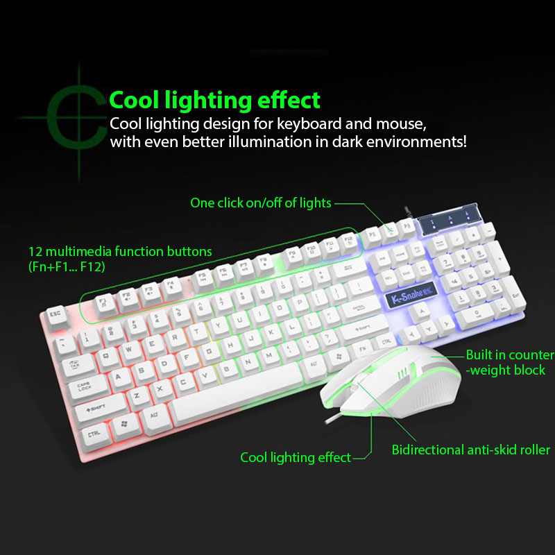 KM320 Keyboard And Mouse Set W - Gaming Keyboard Mouse Wireless reseña y precio