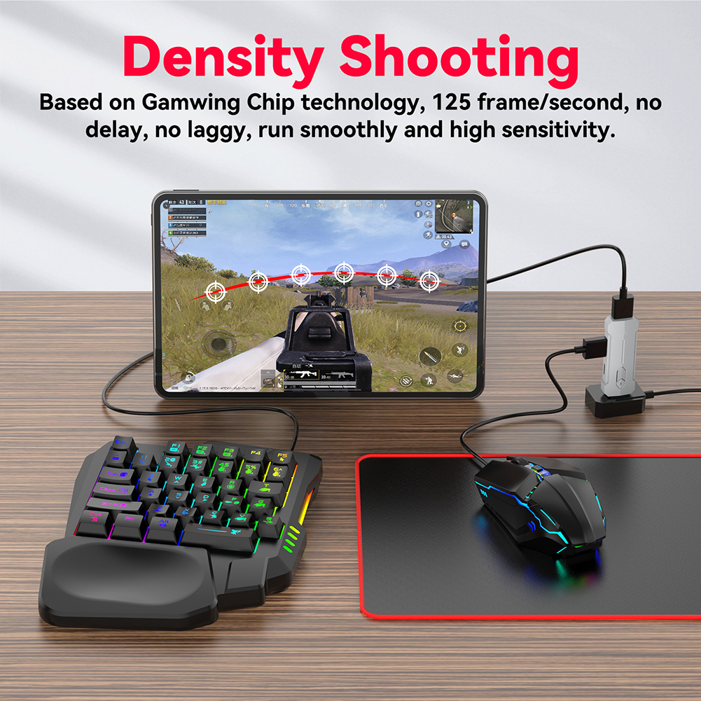 5 in 1 Mobile Game Converter K - Gaming Keyboard And Mouse Converter For Mobile reseña y precio