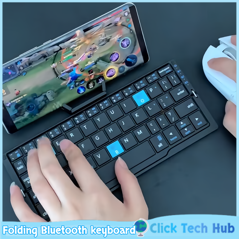Folding Bluetooth Keyboard Mag - Gaming Keyboard Mouse Set reseña y precio