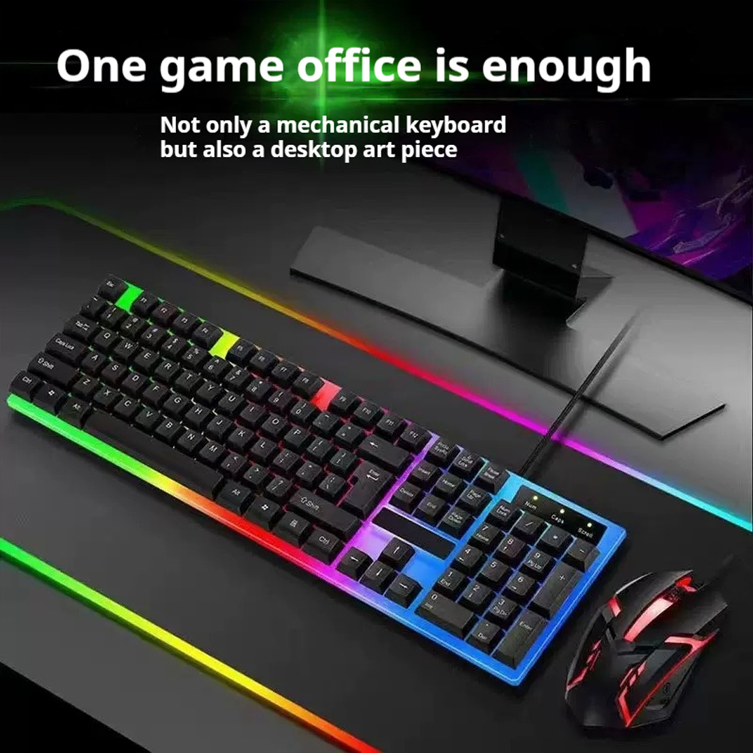 Gamer Keyboard And Mouse PC Ga - Gaming Keyboard No Rgb reseña y precio