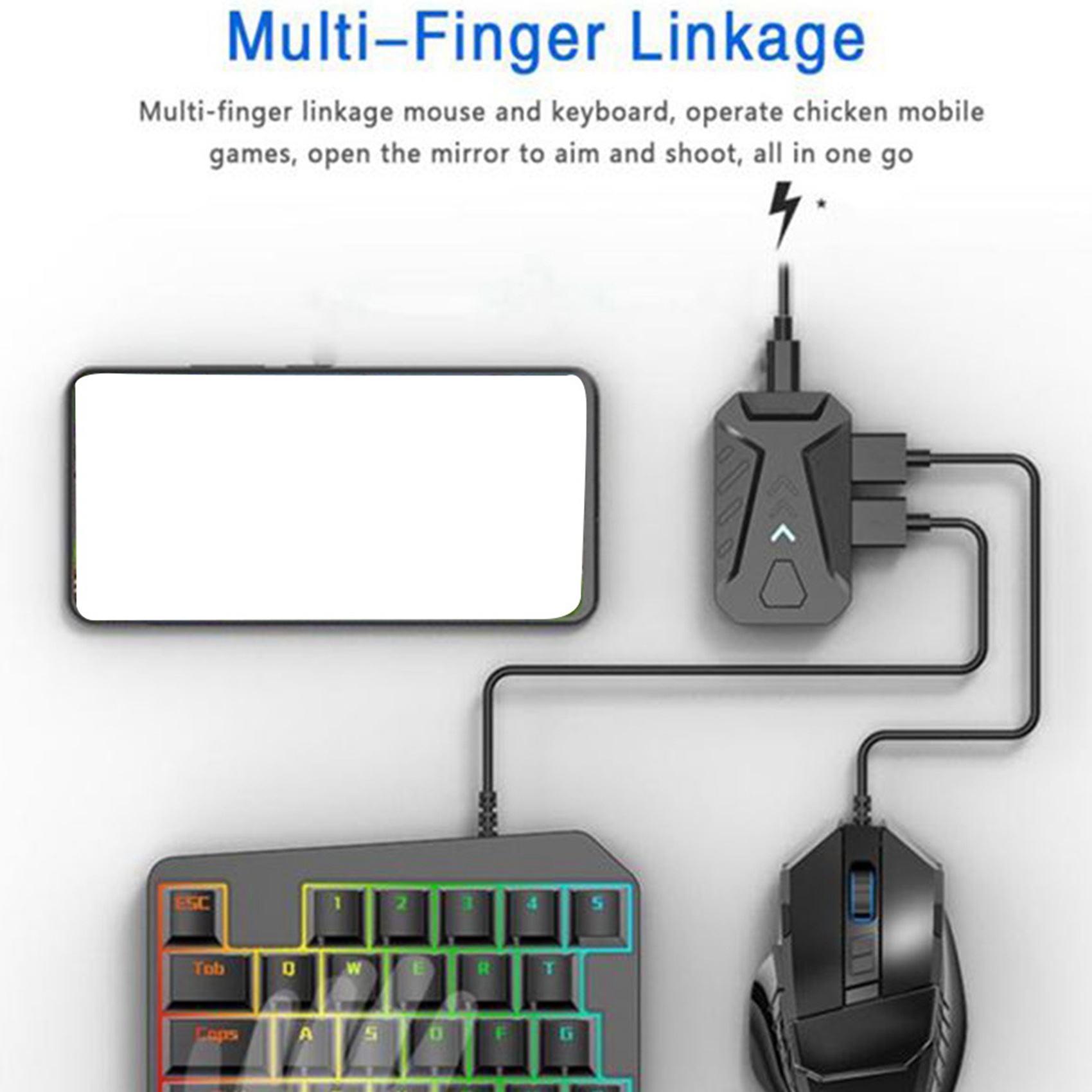 N15R-Portable Mobile Gaming Ke - Gaming Keyboard And Mouse Converter For Mobile reseña y precio