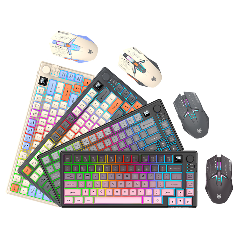 New Dual-Mode 80 Keys Wireless - Gaming Keyboard No Rgb reseña y precio