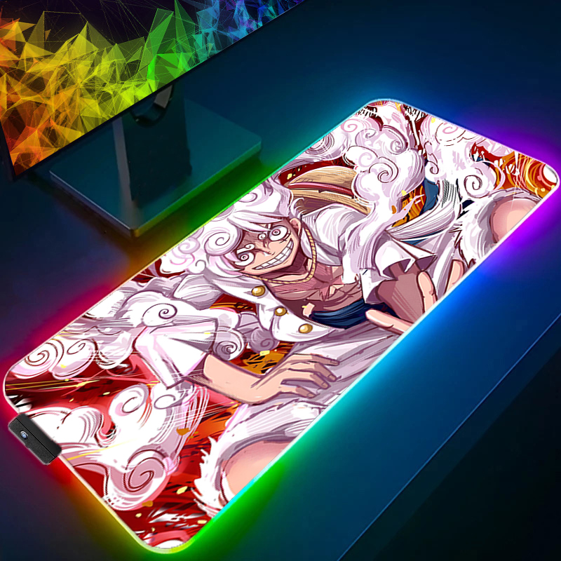 LED Mouse Pad One Piece Luffy  - Gaming Keyboard No Rgb reseña y precio