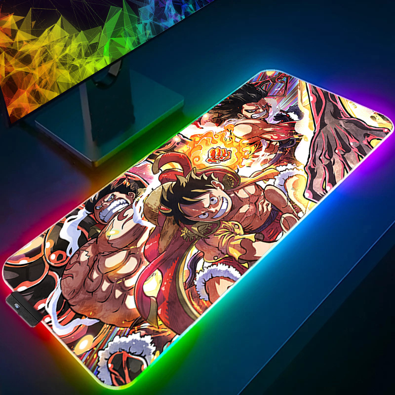 LED Mouse Pad One Piece Luffy  - Gaming Keyboard No Rgb reseña y precio
