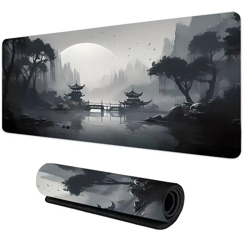 Sunset Mountain View Silicone  - Gaming Keyboard And Mouse Pad reseña y precio