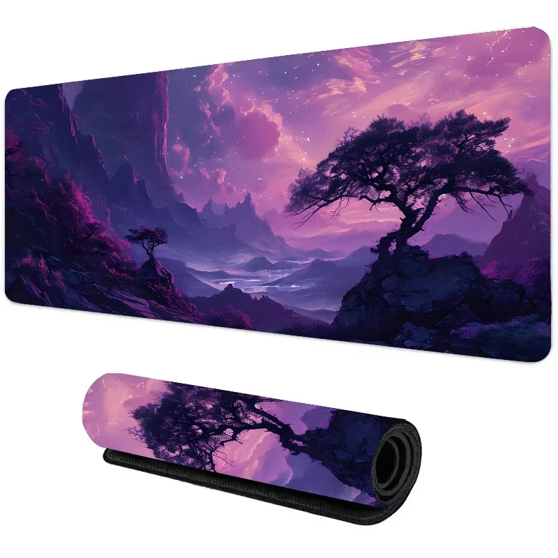 Sunset Mountain View Silicone  - Gaming Keyboard And Mouse Pad reseña y precio