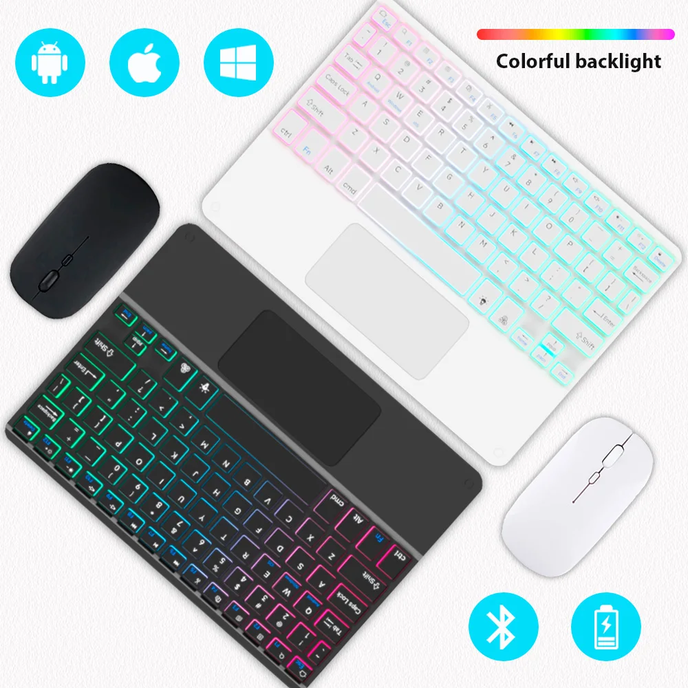 Bluetooth Keyboard for Tablet  - Gaming Keyboard Mouse Wireless reseña y precio