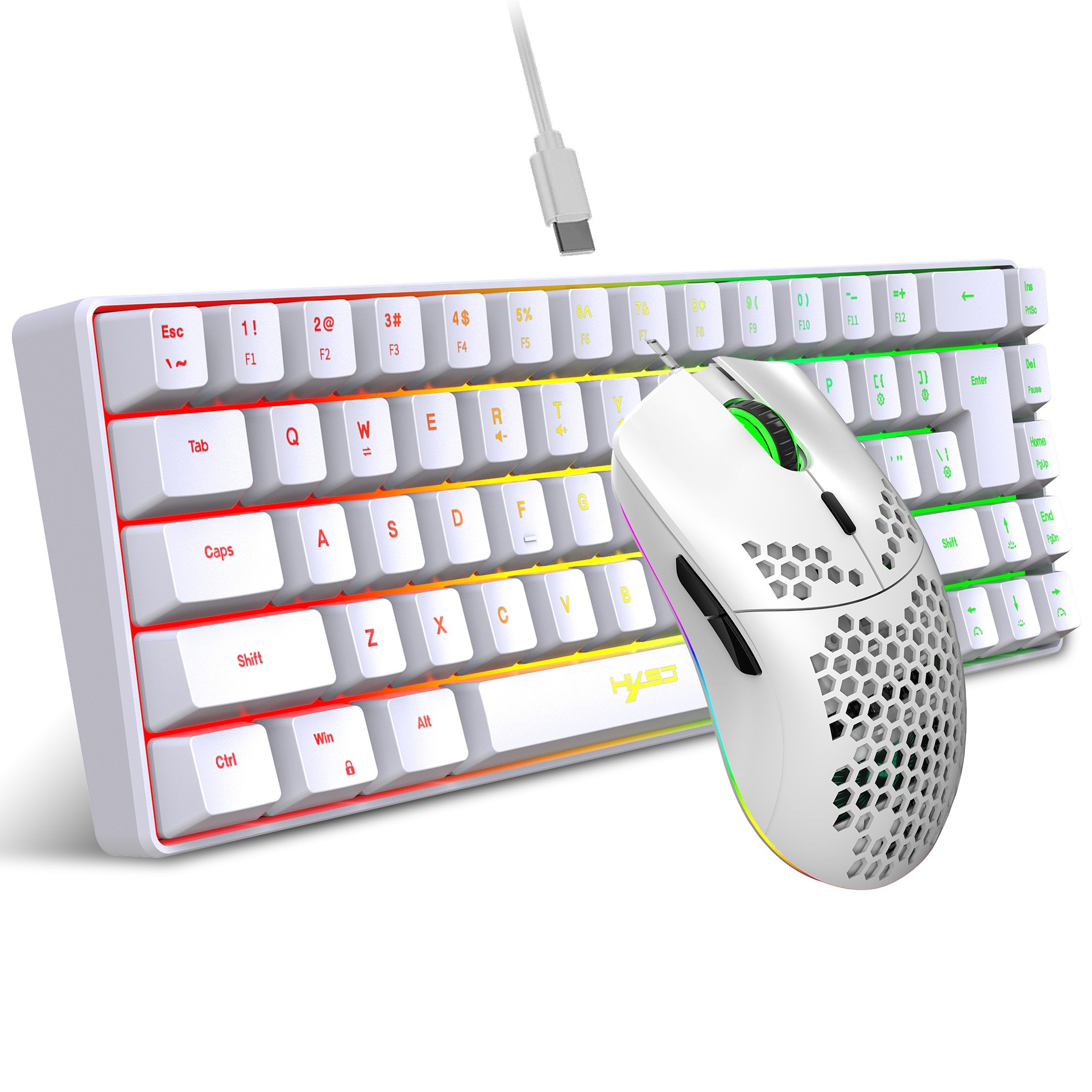 Keyboard and mouse 68key wired - Gaming Keyboard Mouse Set reseña y precio