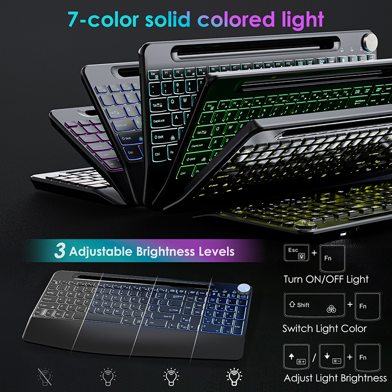 2.4G&Type-C Wireless Keyboard  - Gaming Keyboard Types reseña y precio