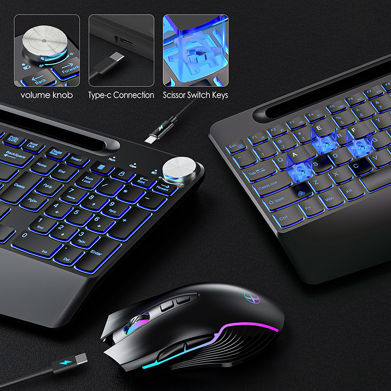 2.4G&Type-C Wireless Keyboard  - Gaming Keyboard Types reseña y precio