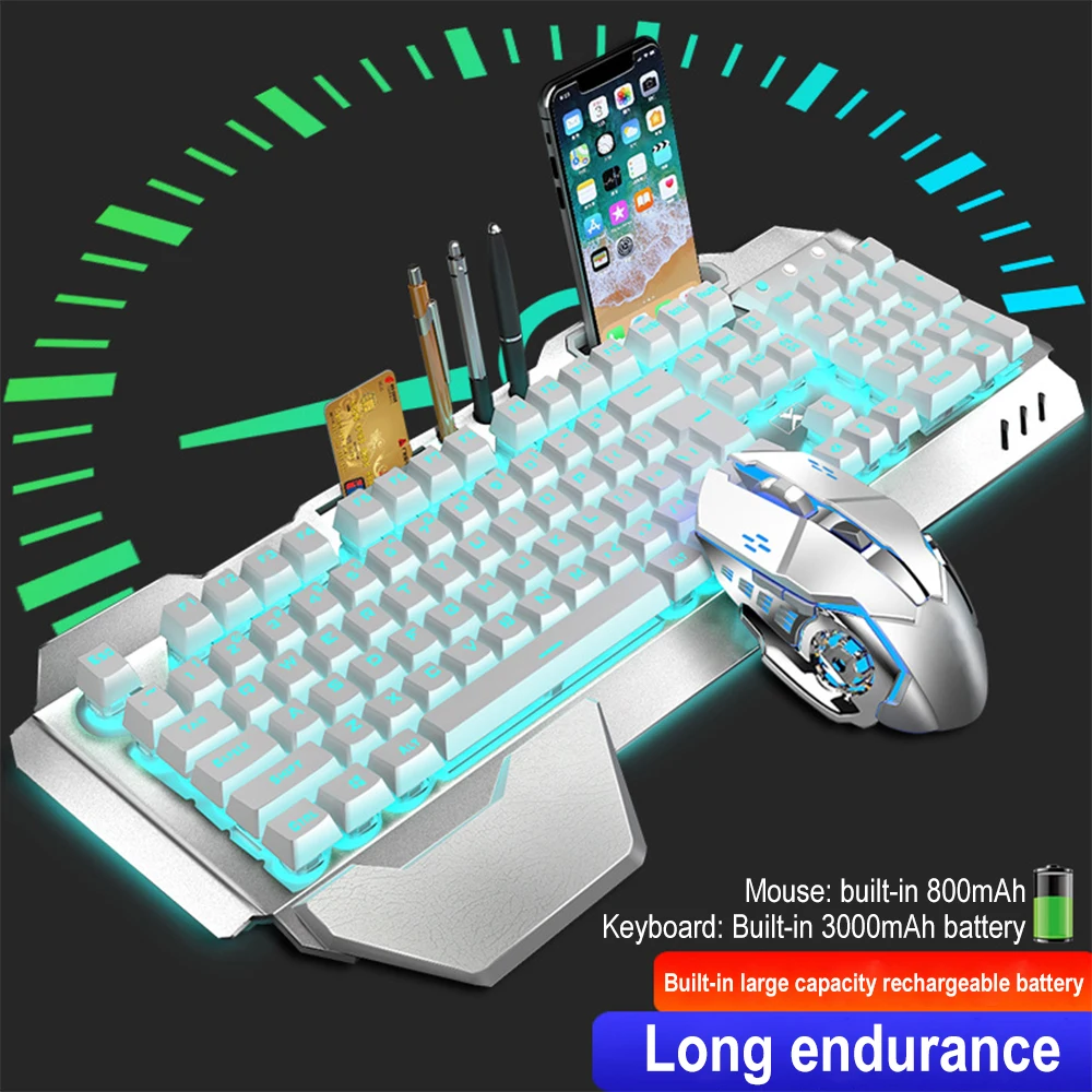 K680 Rechargeable 2.4G wireles - Gaming Keyboard Mini reseña y precio