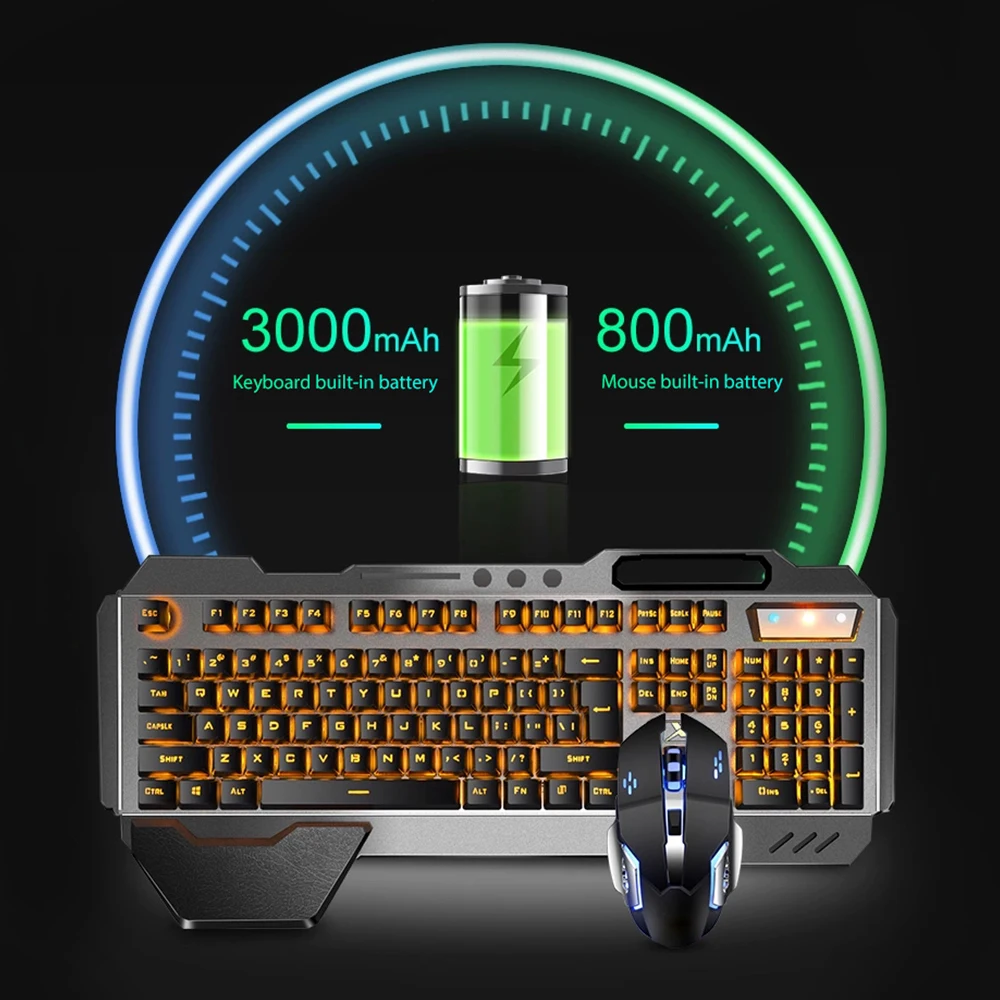 K680 Rechargeable 2.4G wireles - Gaming Keyboard Mini reseña y precio