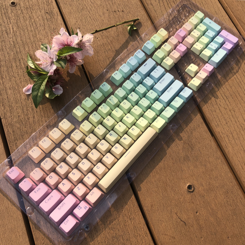 104 Keys Rainbow Gradient OEM  - Gaming Keyboard No Rgb reseña y precio