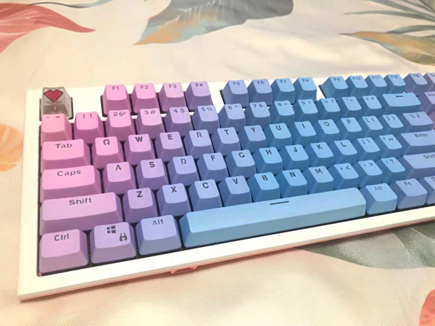 104 Keys Rainbow Gradient OEM  - Gaming Keyboard No Rgb reseña y precio