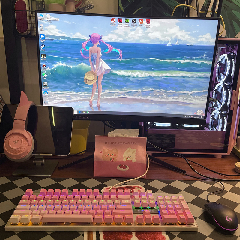 104 Keys Rainbow Gradient OEM  - Gaming Keyboard No Rgb reseña y precio