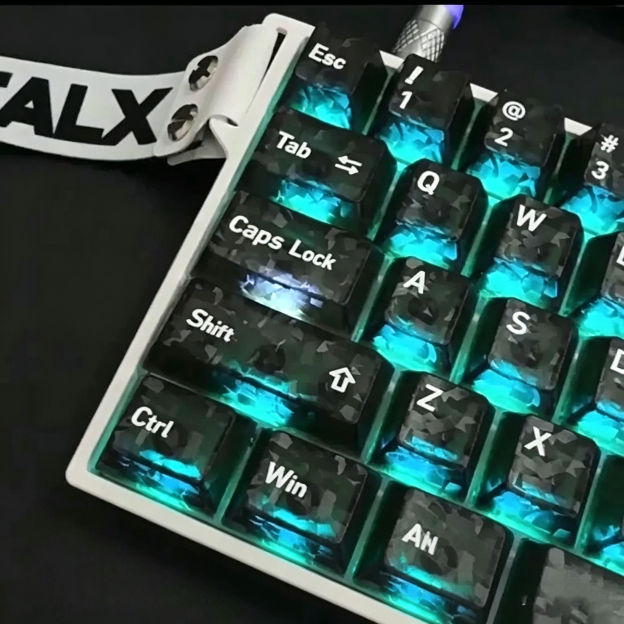 2026 New Forged Carbon Fiber T - Keyboard Gaming Transparent reseña y precio