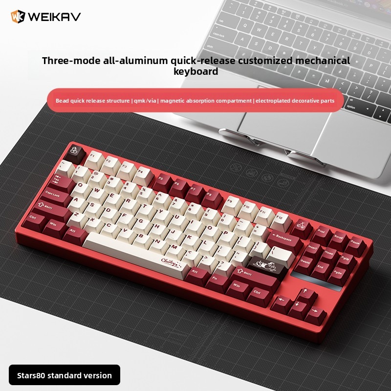 WEIKAV STARS80 TKL Mechanical  - Gaming Keyboard Tkl reseña y precio