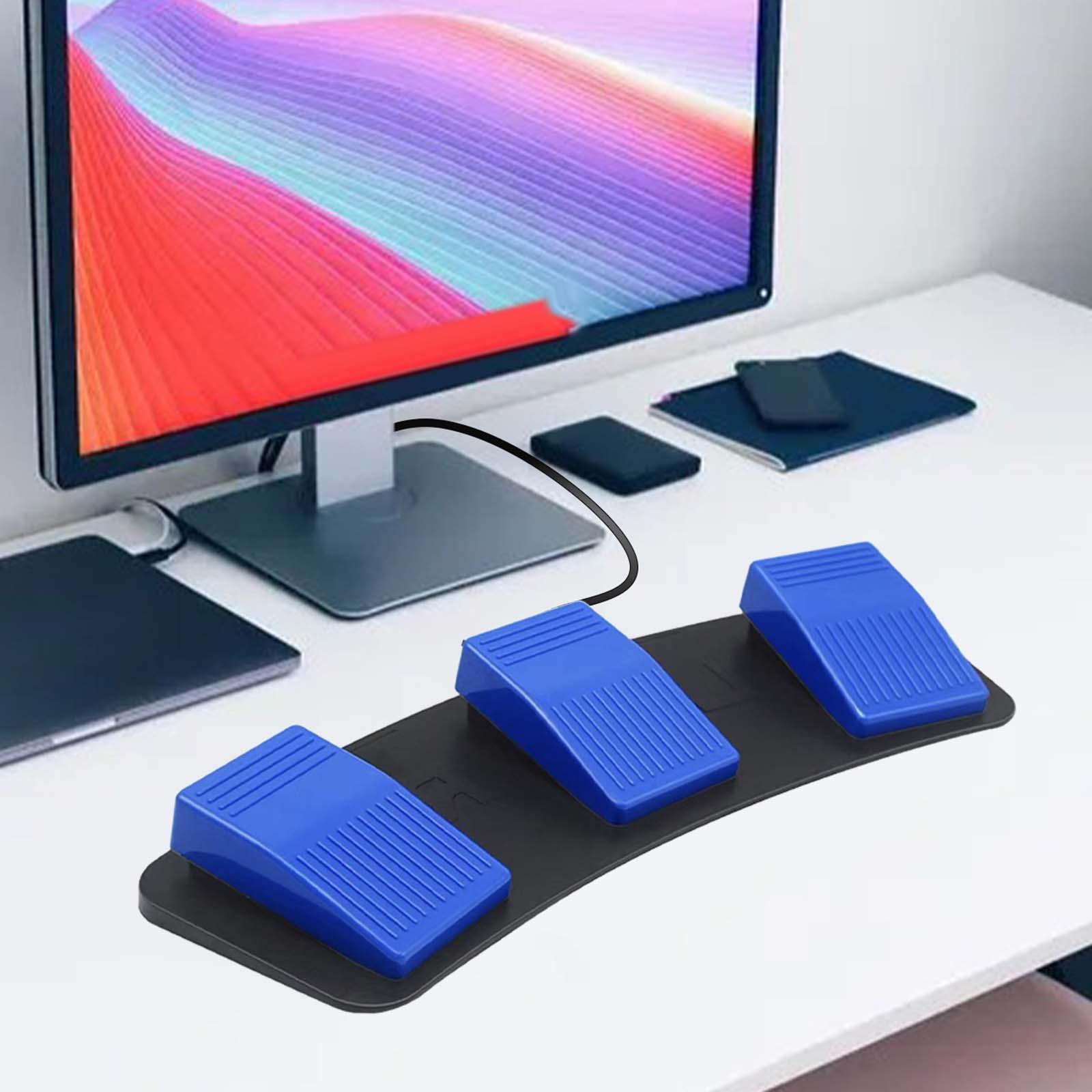 USB Triple Foot Switch Pedals  - Gaming Keyboard Test reseña y precio