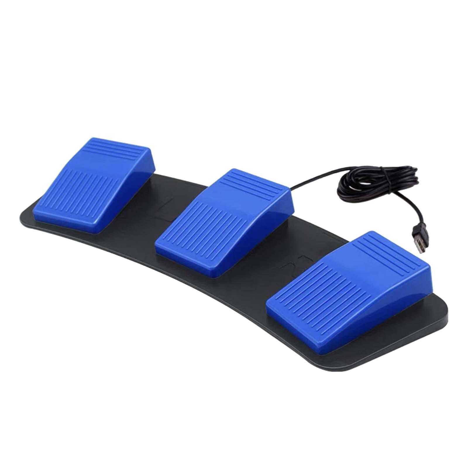 USB Triple Foot Switch Pedals  - Gaming Keyboard Test reseña y precio