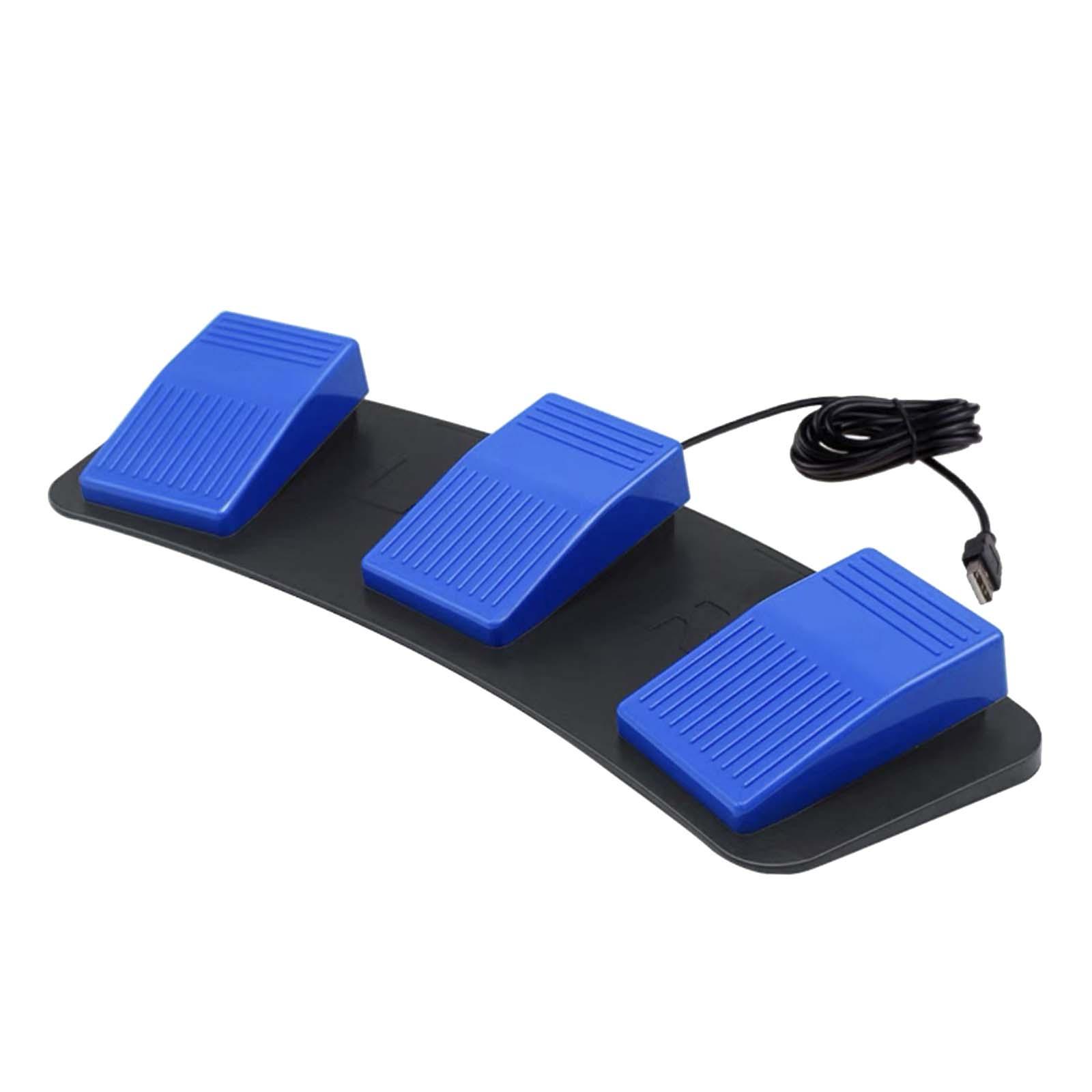 USB Triple Foot Switch Pedals  - Gaming Keyboard Test reseña y precio