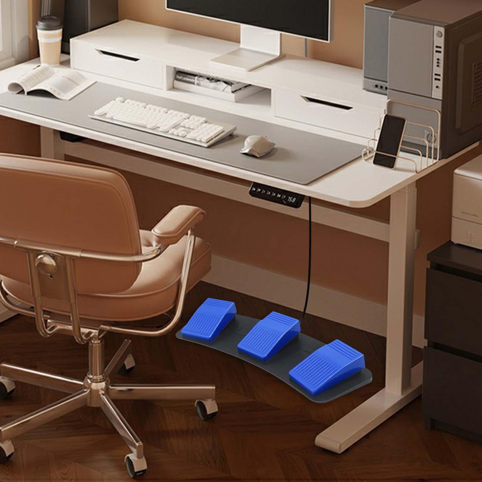 USB Triple Foot Switch Pedals  - Gaming Keyboard Test reseña y precio