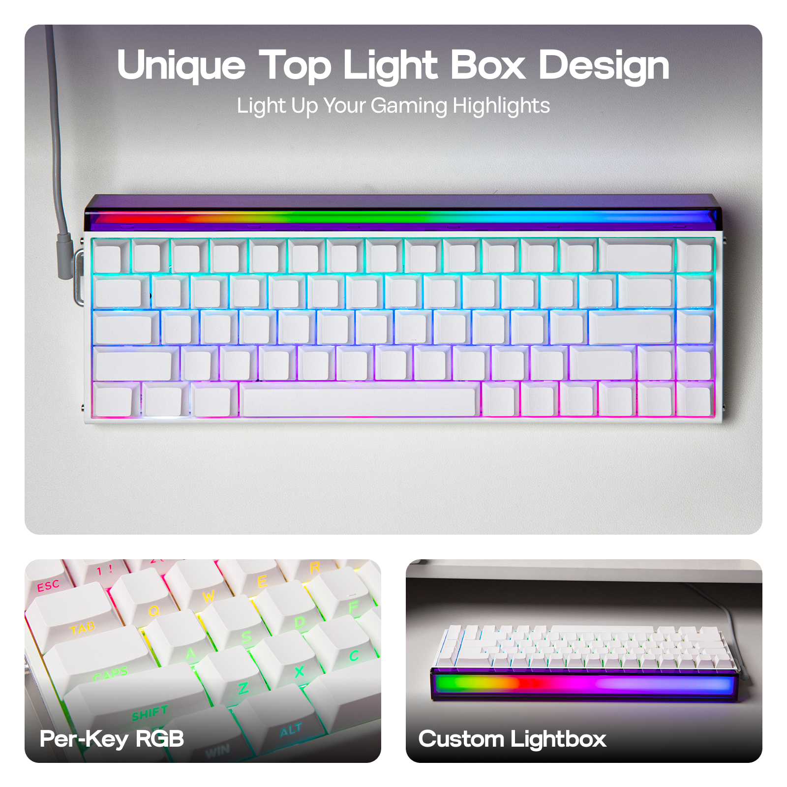 AULA Hero68 HE 65% ANSI QWERTY - Gaming Keyboard Hall Effect Switches reseña y precio