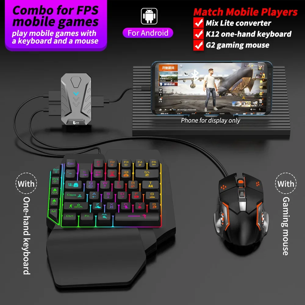 In stock Mixlite Gamepad for M - Gaming Keyboard And Mouse Converter For Mobile reseña y precio