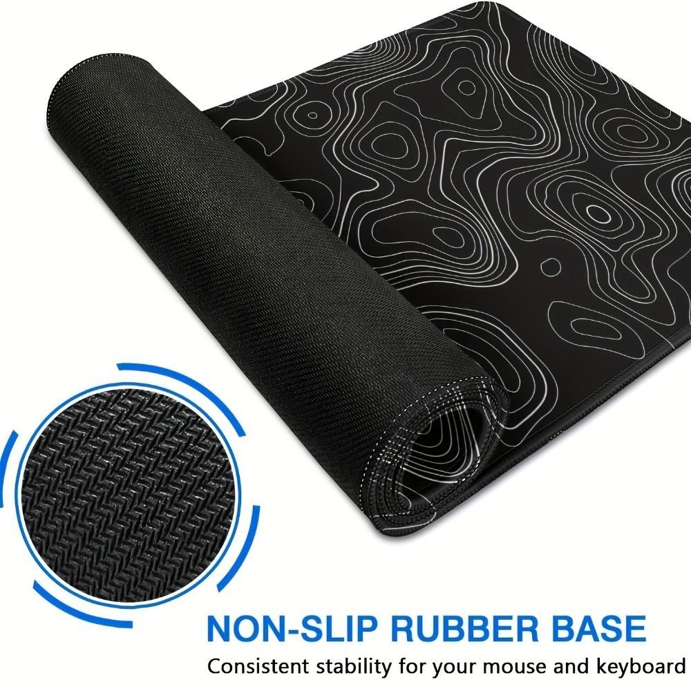 Professional Gaming Topographi - Gaming Keyboard And Mouse Pad reseña y precio