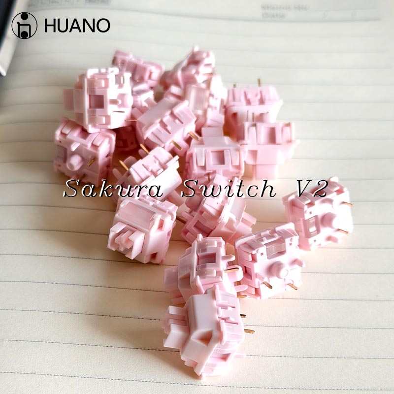 HUANO Sakura V2 Switch 5-Pins  - Gaming Keyboard Types reseña y precio