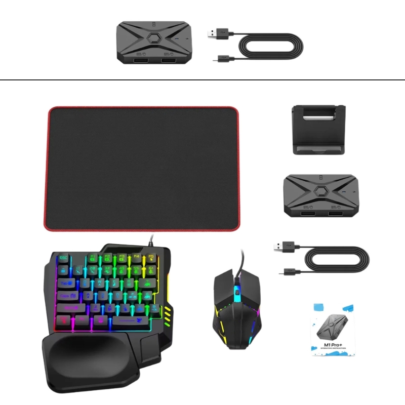2026 New Handheld Gaming Keybo - Gaming Keyboard And Mouse Converter For Mobile reseña y precio