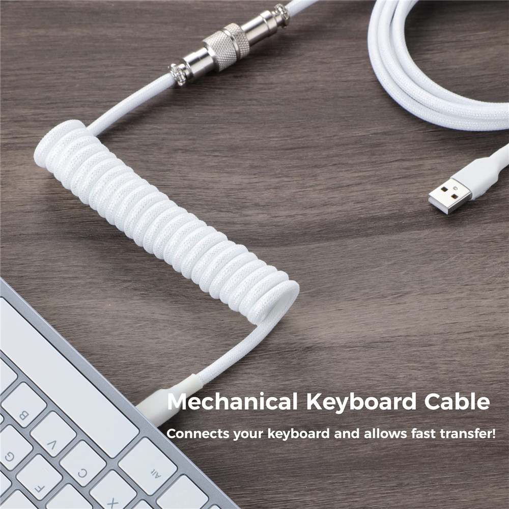 Mechanical Keyboard Coiled Cab - Gaming Keyboard Types reseña y precio