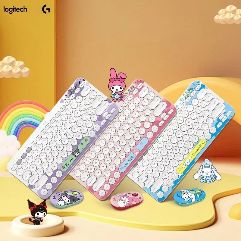 Logitech K380 Sanrio Cinnamoro - Gaming Keyboard Mouse Set reseña y precio