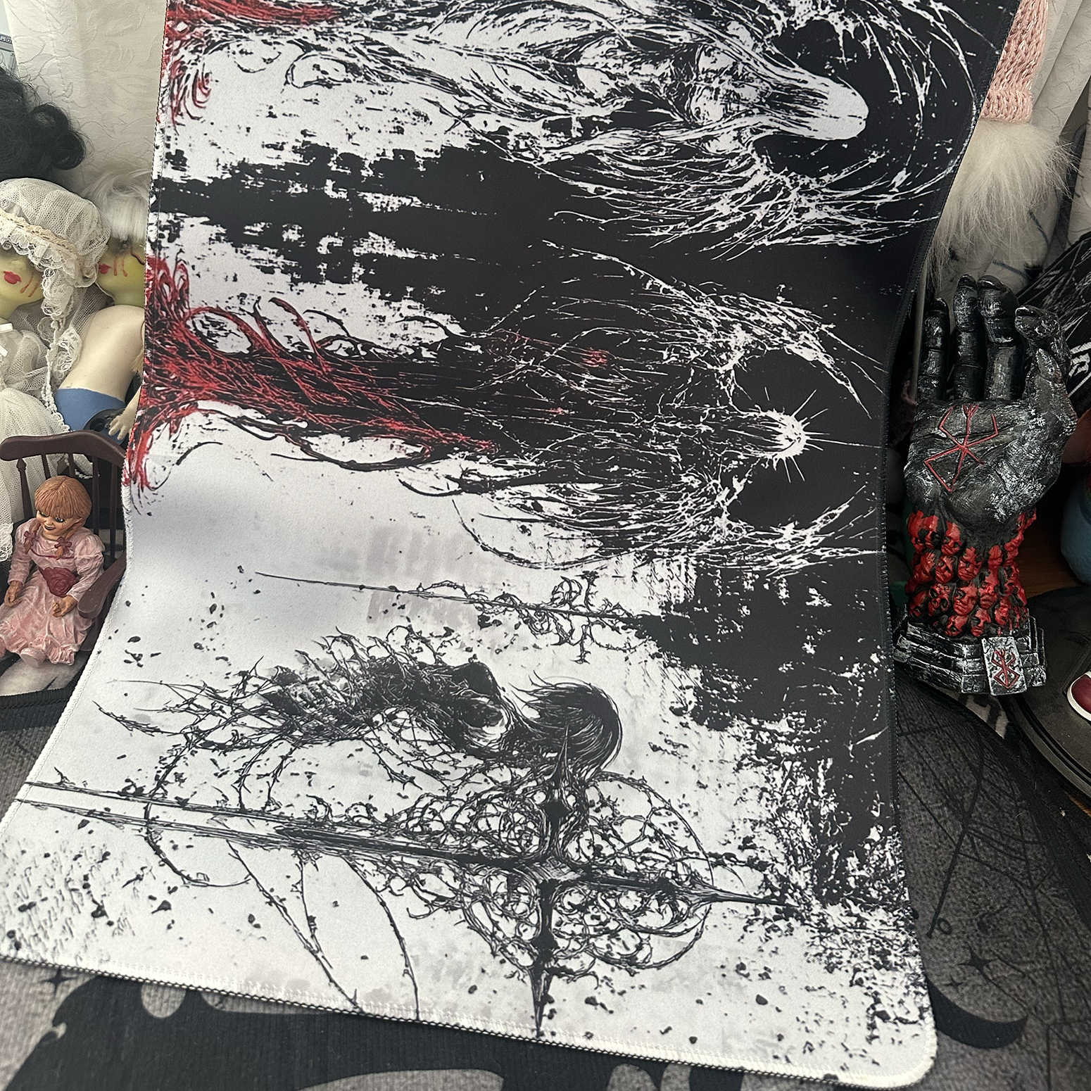 Dark Angel Art Design Large Si - Gaming Keyboard And Mouse Pad reseña y precio