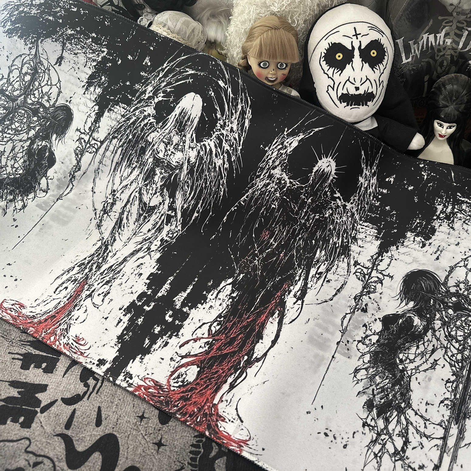 Dark Angel Art Design Large Si - Gaming Keyboard And Mouse Pad reseña y precio