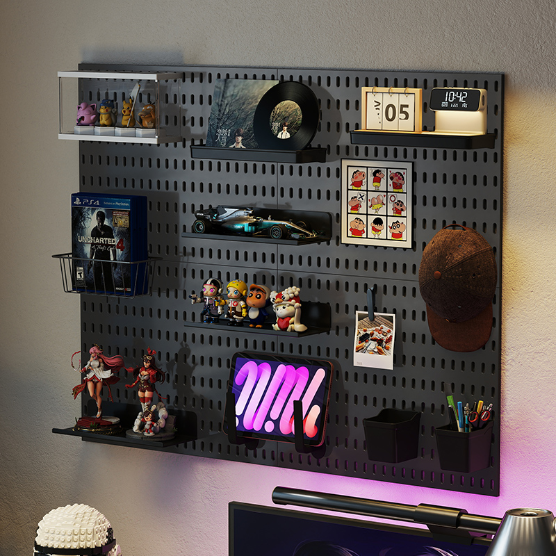 Adhesive Pegboard Shelf for Ga - Gaming Keyboard And Mouse reseña y precio