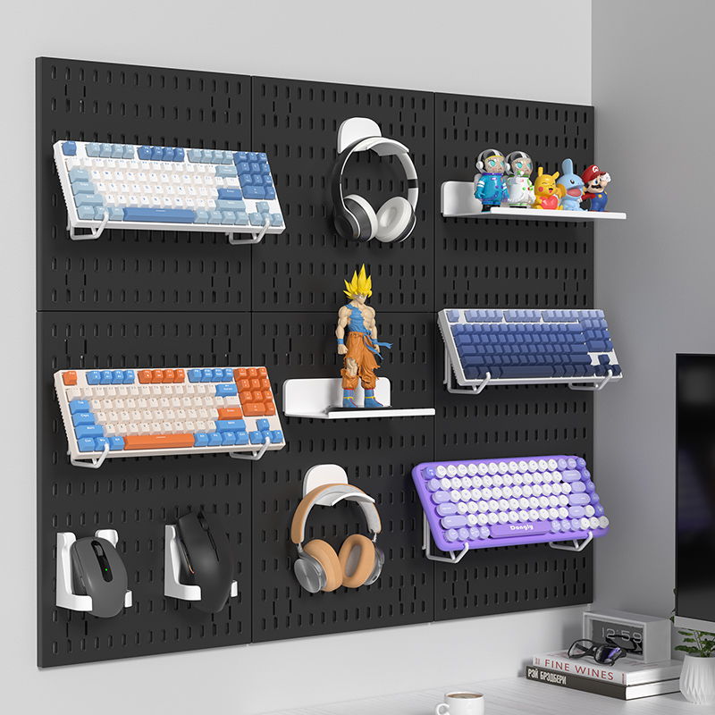 Adhesive Pegboard Shelf for Ga - Gaming Keyboard And Mouse reseña y precio