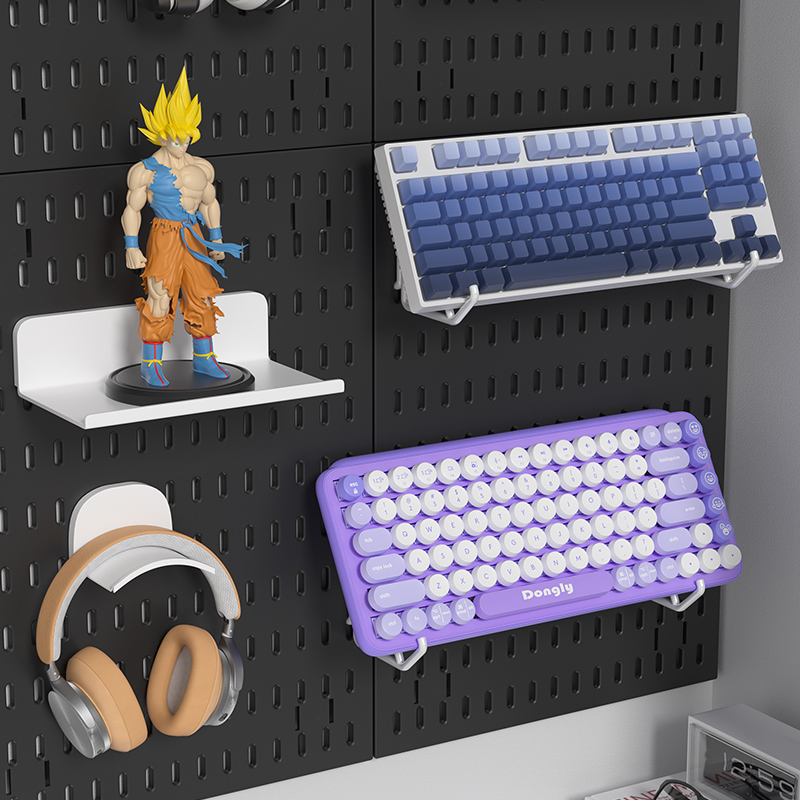 Adhesive Pegboard Shelf for Ga - Gaming Keyboard And Mouse reseña y precio