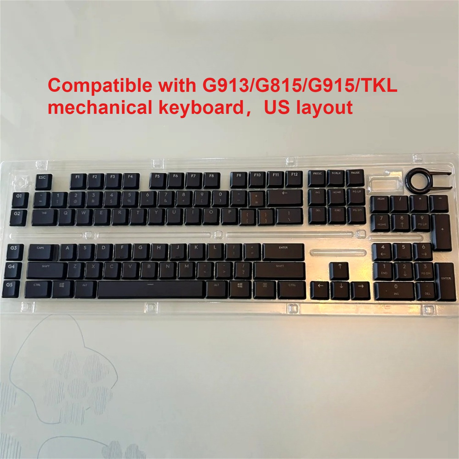 Transparent low axis keycaps c - Keyboard Gaming Transparent reseña y precio