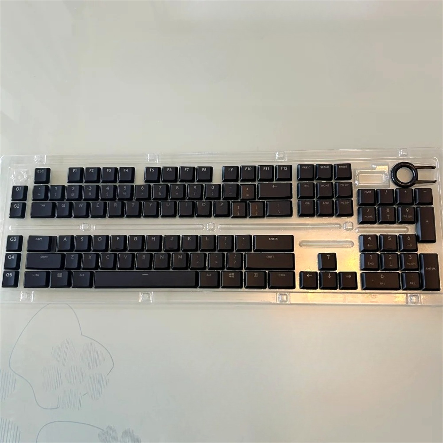 Transparent low axis keycaps c - Keyboard Gaming Transparent reseña y precio