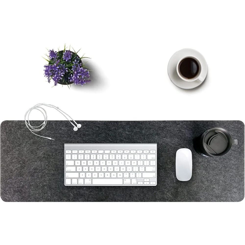 Felt Desk Mat Computer Mat for - Gaming Keyboard And Mouse Pad reseña y precio