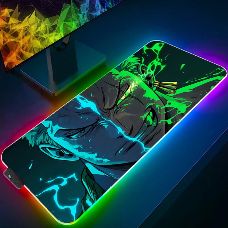 ONE PIECE Zoro Mouse Pad RGB G - Gaming Keyboard No Rgb reseña y precio