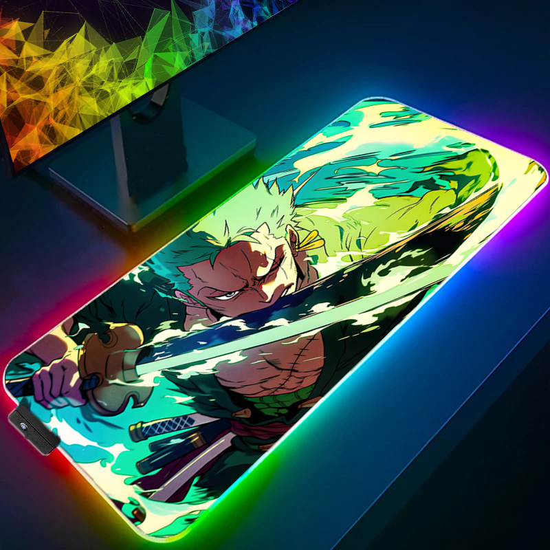 ONE PIECE Zoro Mouse Pad RGB G - Gaming Keyboard No Rgb reseña y precio