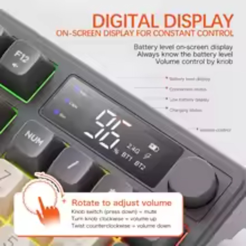 FreeWolf T96 Wireless Bluetoot - Gaming Keyboard Mouse Set reseña y precio
