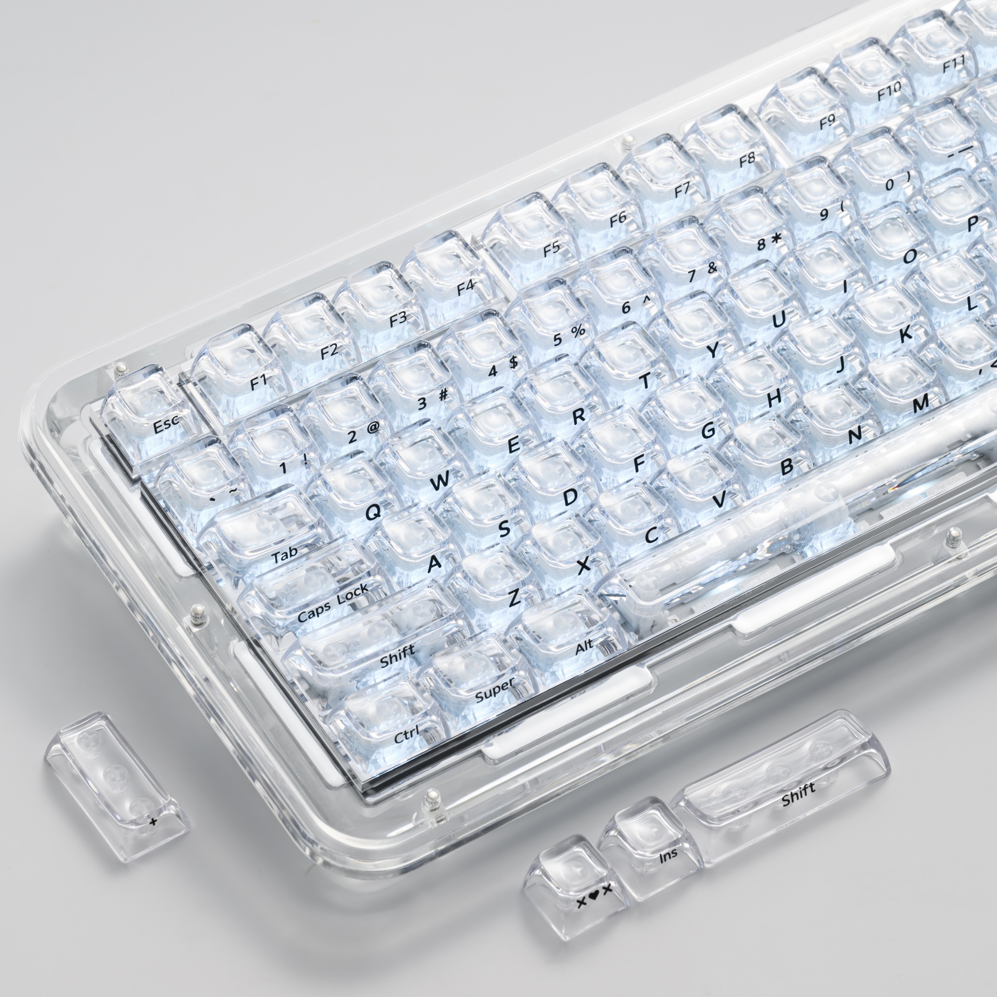 XVX Crystal Transparent SA Pro - Keyboard Gaming Transparent reseña y precio