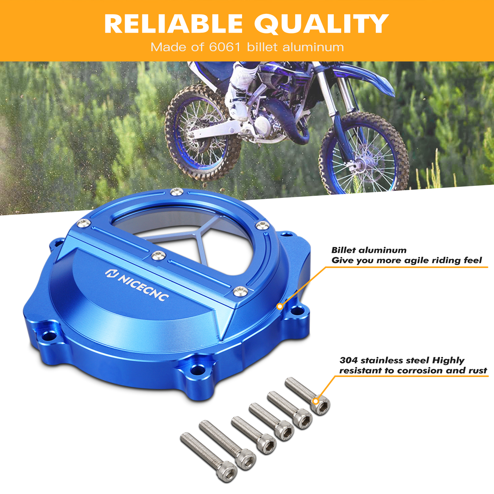 NICECNC For Yamaha YZ85 YZ 85  - Aluminum Case 65 reseña y precio