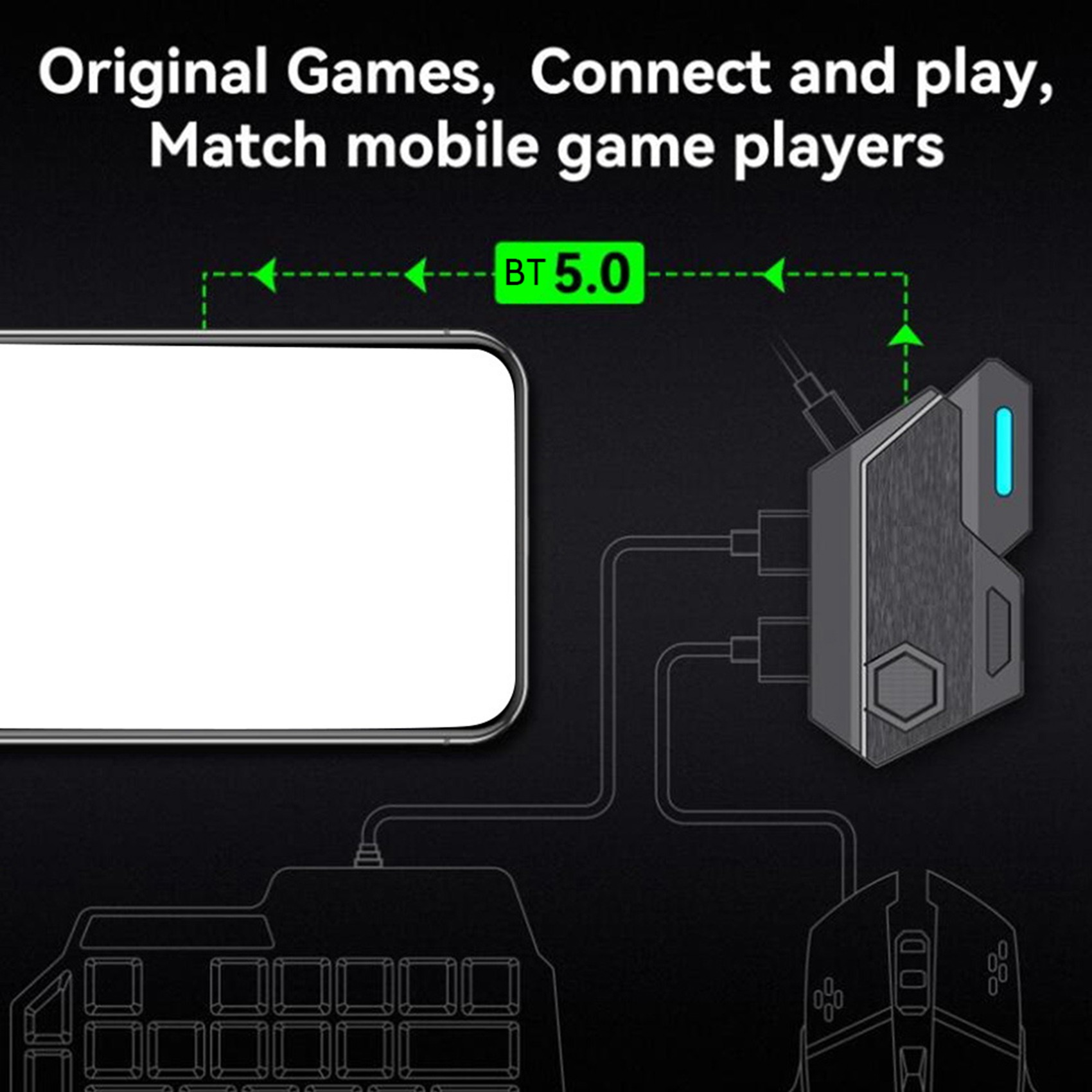 Reliable~ Gamepad Mobile For P - Gaming Keyboard And Mouse Converter For Mobile reseña y precio