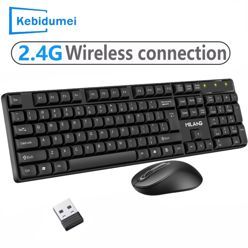 2.4G Wireless Keyboard Mouse S - Gaming Keyboard Mouse Set reseña y precio