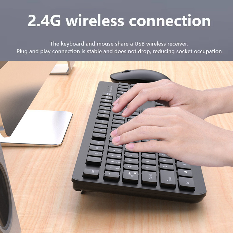 2.4G Wireless Keyboard Mouse S - Gaming Keyboard Mouse Set reseña y precio