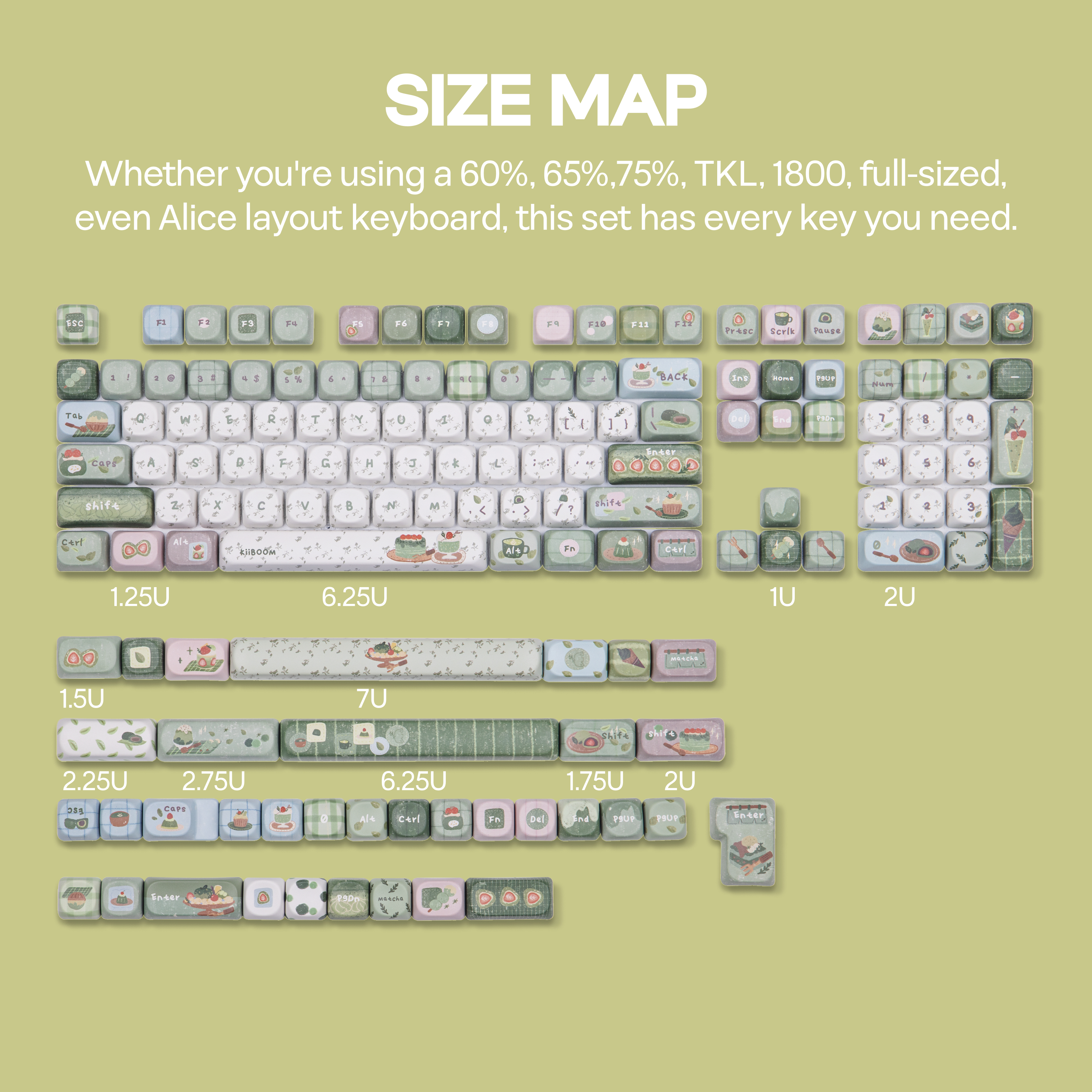KiiBOOM Sprout Picnic 144 Keys - Gaming Keyboard Tkl reseña y precio